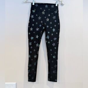 🔥Spanx Black Star Patterned Kids Leggings Size M NWOT🔥